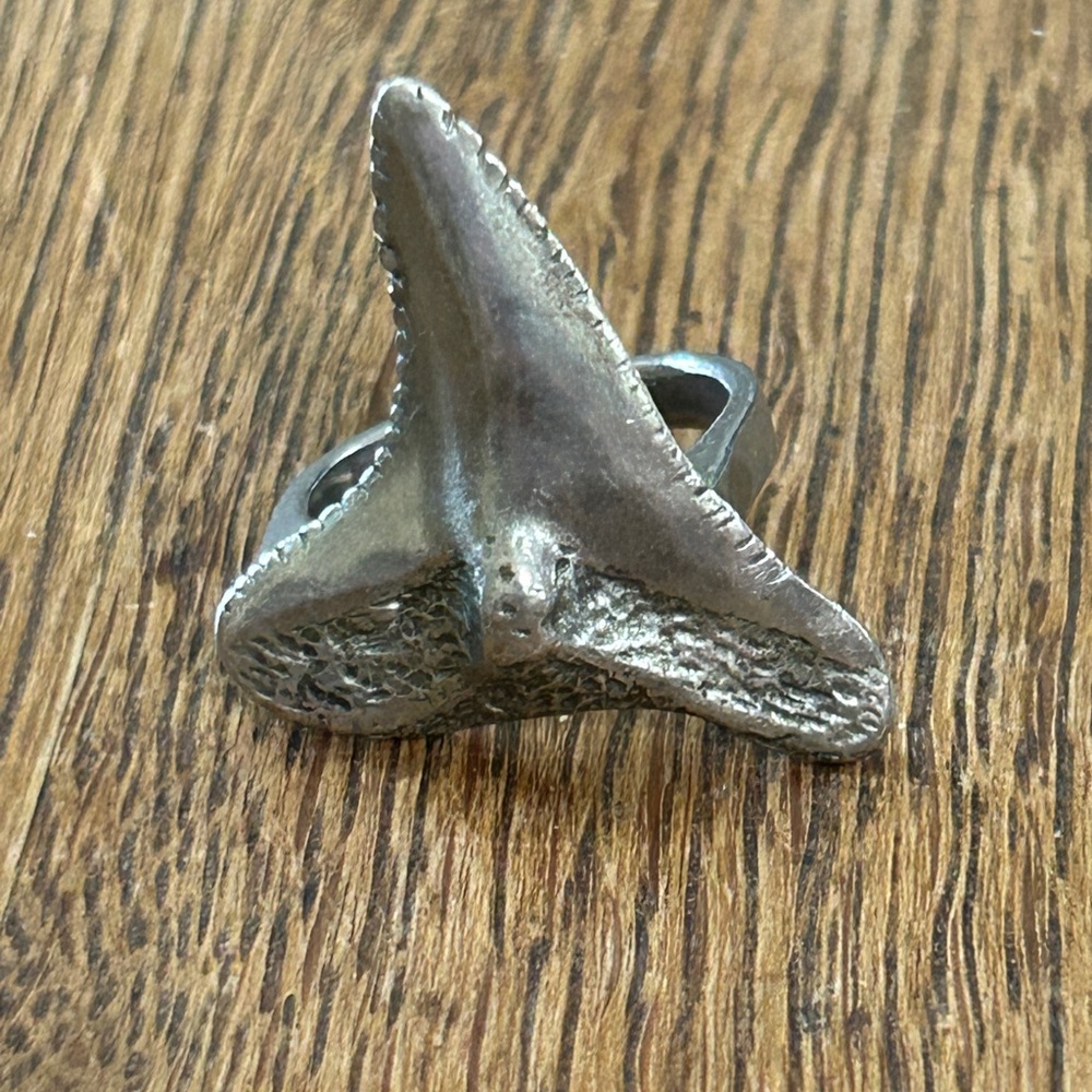 Vanessa Mooney Silver Shark Tooth Ring